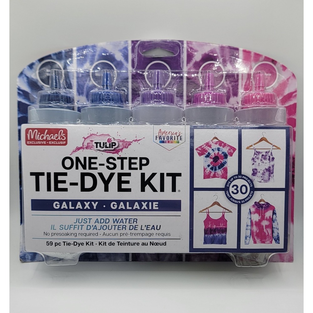Tulip One-Step Tie-Dye Kit Michael's Exclusive Galaxy Color 30 Projects